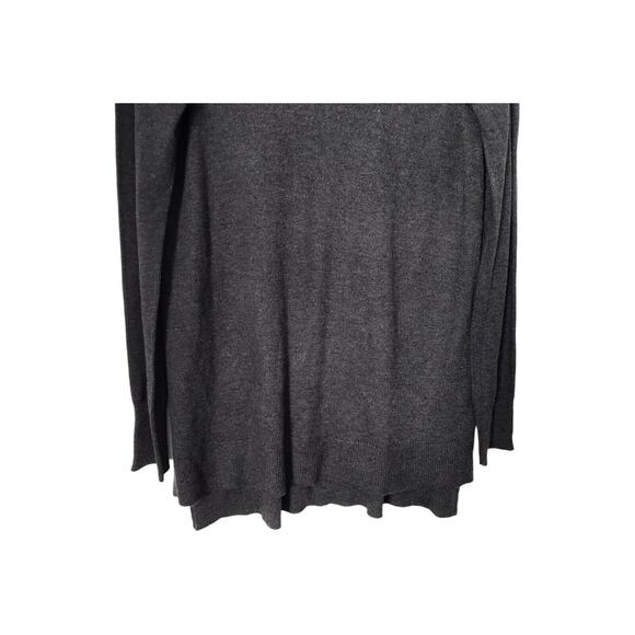 Spense Top Womens Size M Grey Wool Blend Long Sleeve V-Neck Pullover Sweater - Picture 3 of 12